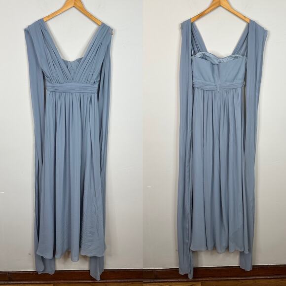 Birdy Grey Light Blue Grace Convertible Dress - Picture 2 of 8